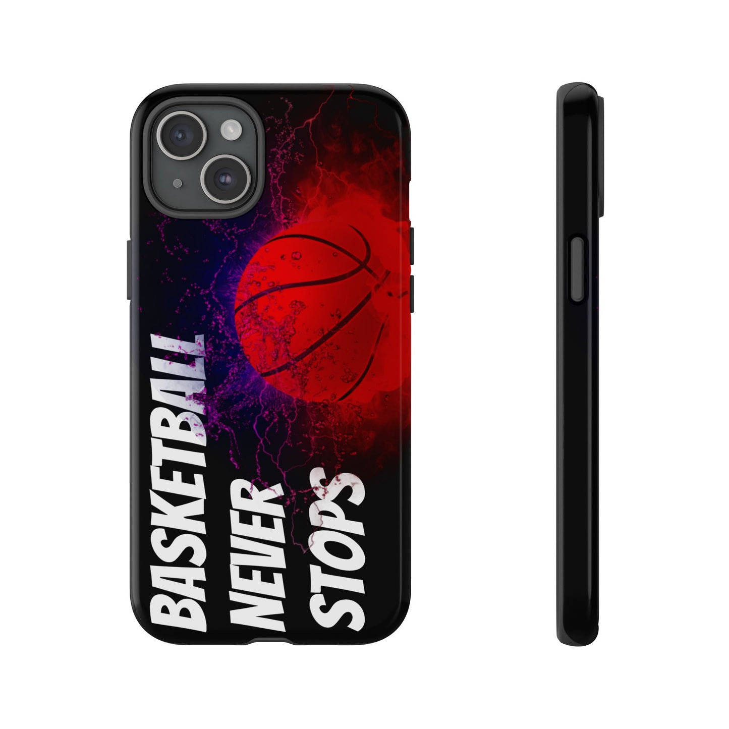 Basketball Never Stops Phone Case - Viva Phone Boutique