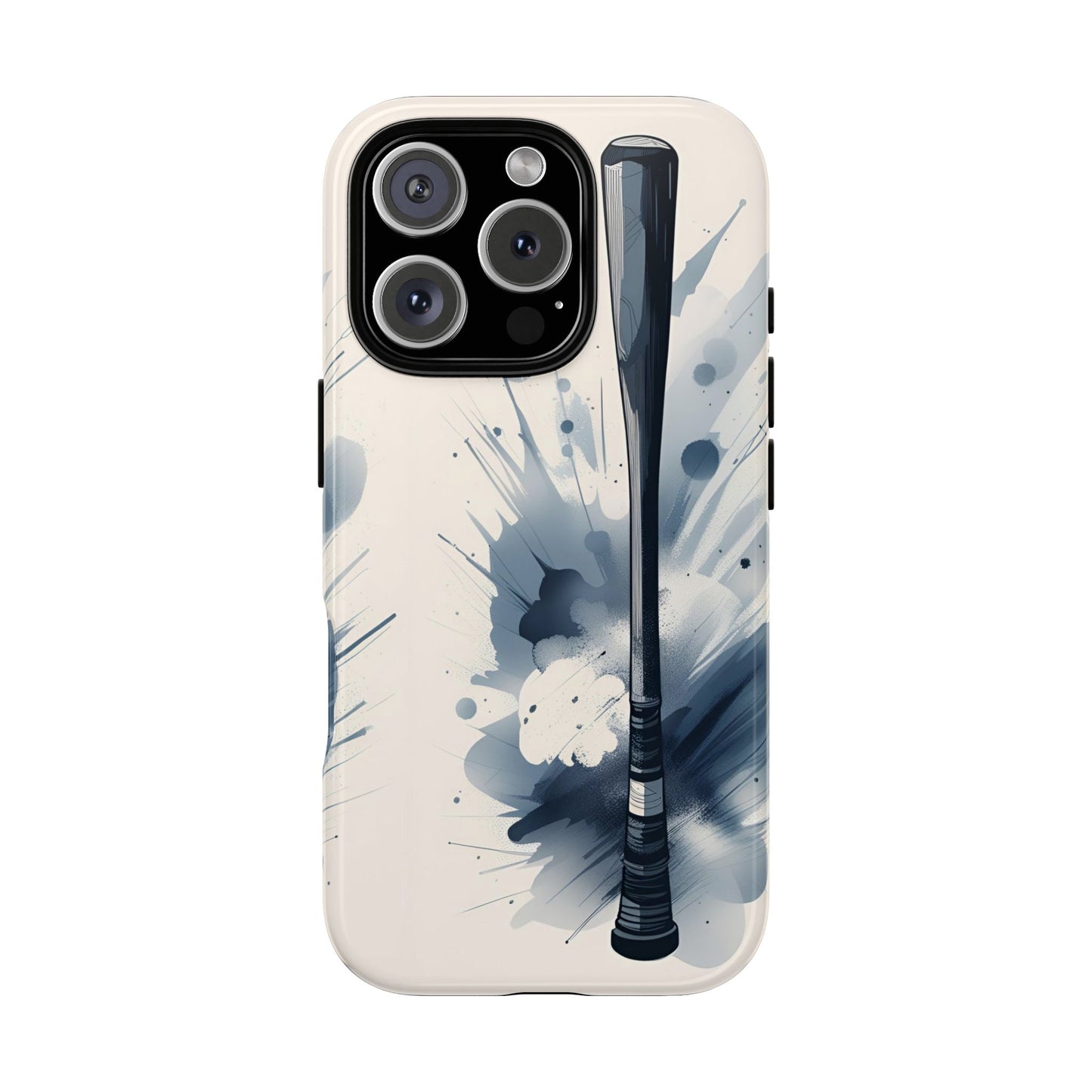 Ink Style Baseball Bat Phone Case Case