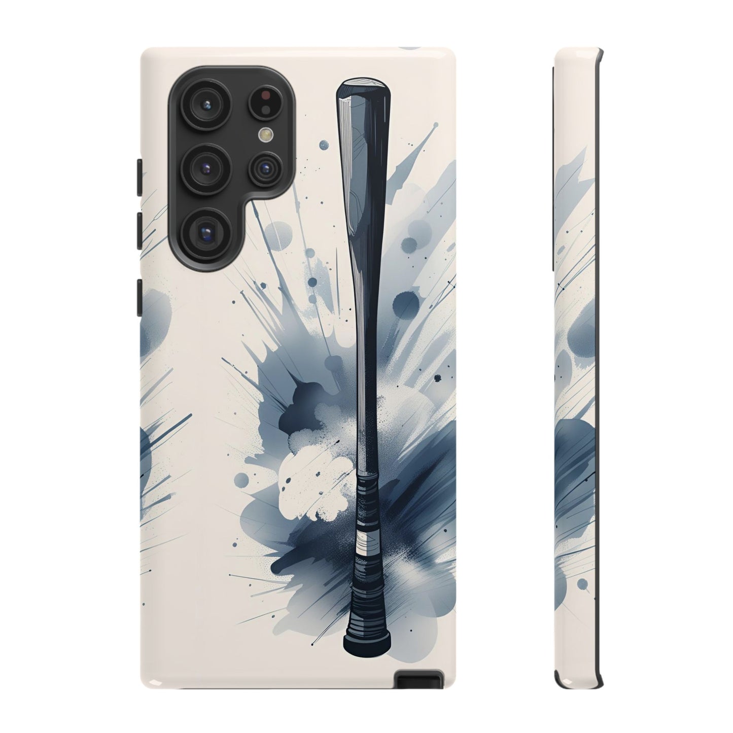 Ink Style Baseball Bat Phone Case Case - Viva Phone Boutique