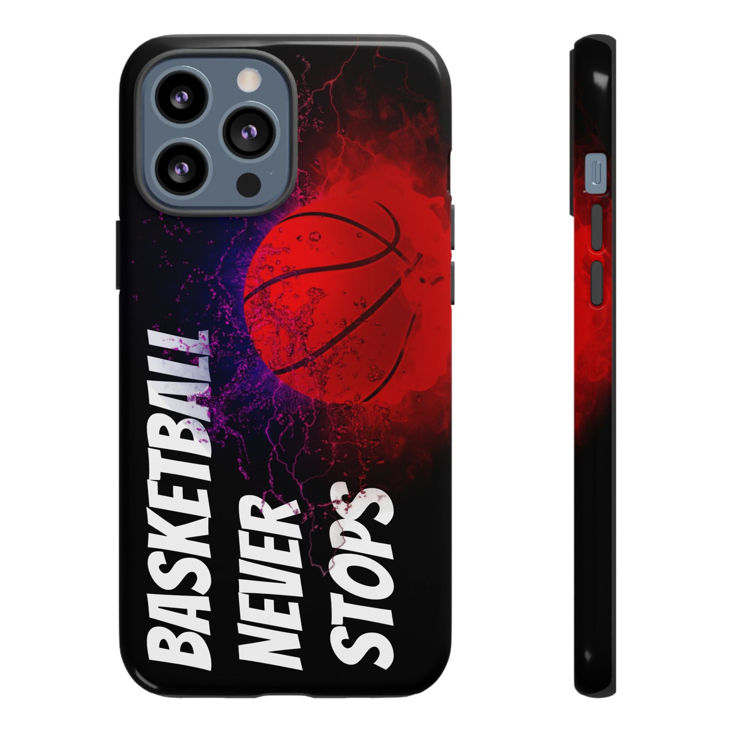 Basketball Never Stops Phone Case - Viva Phone Boutique