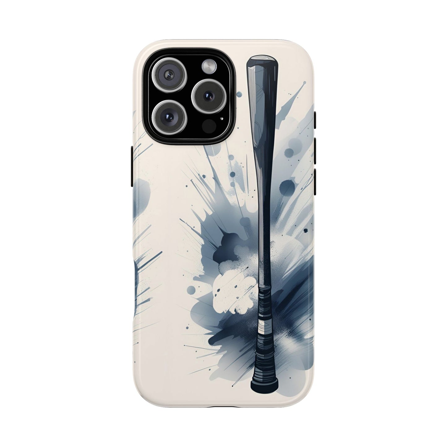 Ink Style Baseball Bat Phone Case Case