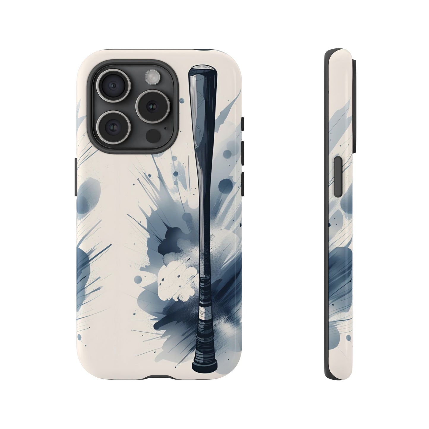 Ink Style Baseball Bat Phone Case Case - Viva Phone Boutique