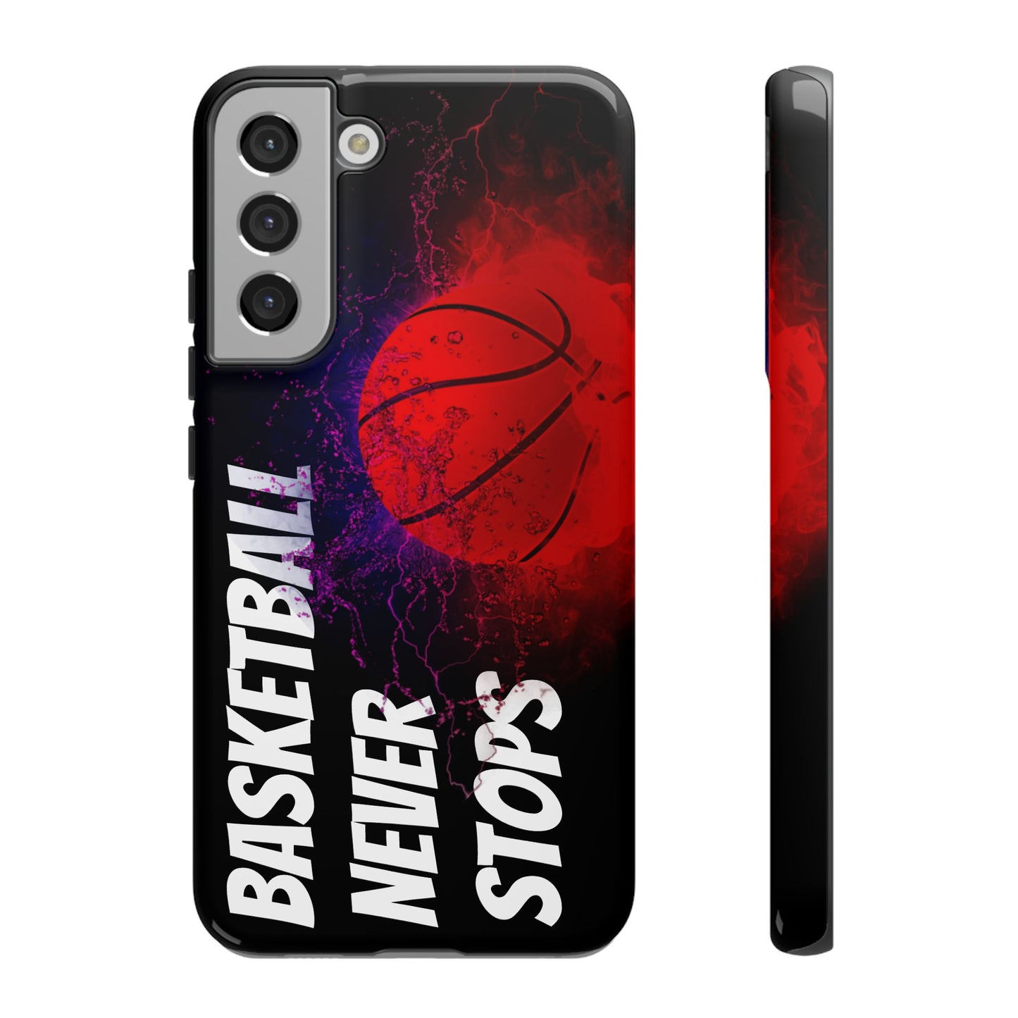 Basketball Never Stops Phone Case - Viva Phone Boutique