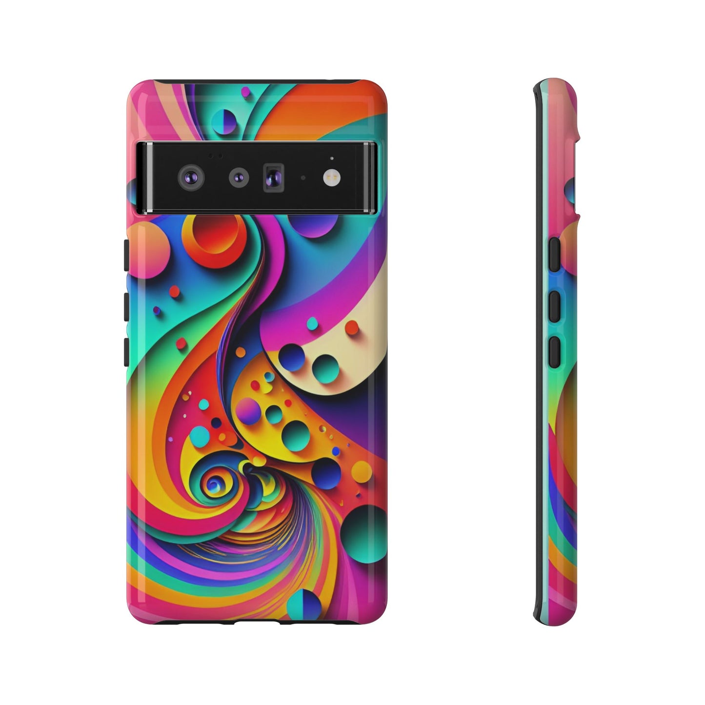 Trippy and Colorful Bubble Design Phone Case - Viva Phone Boutique