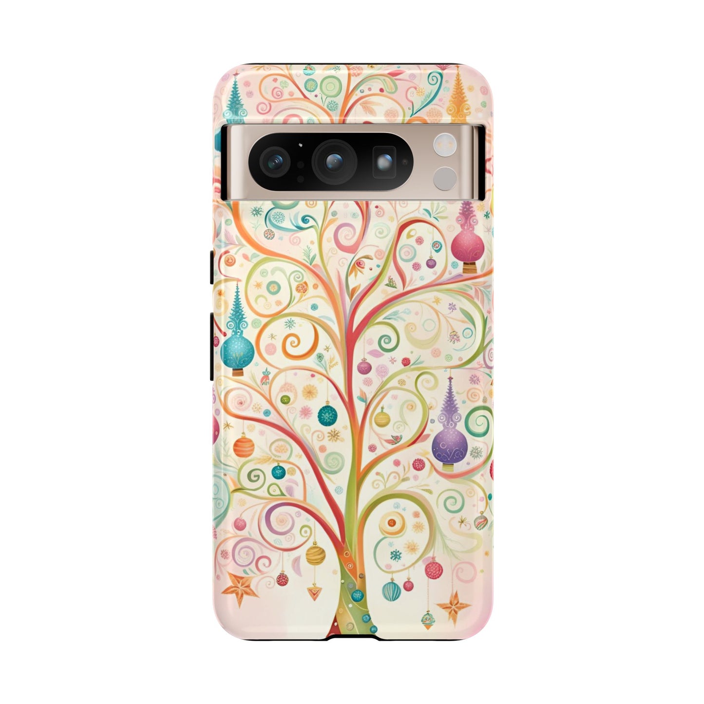 Whimsical Christmas Tree Phone Case