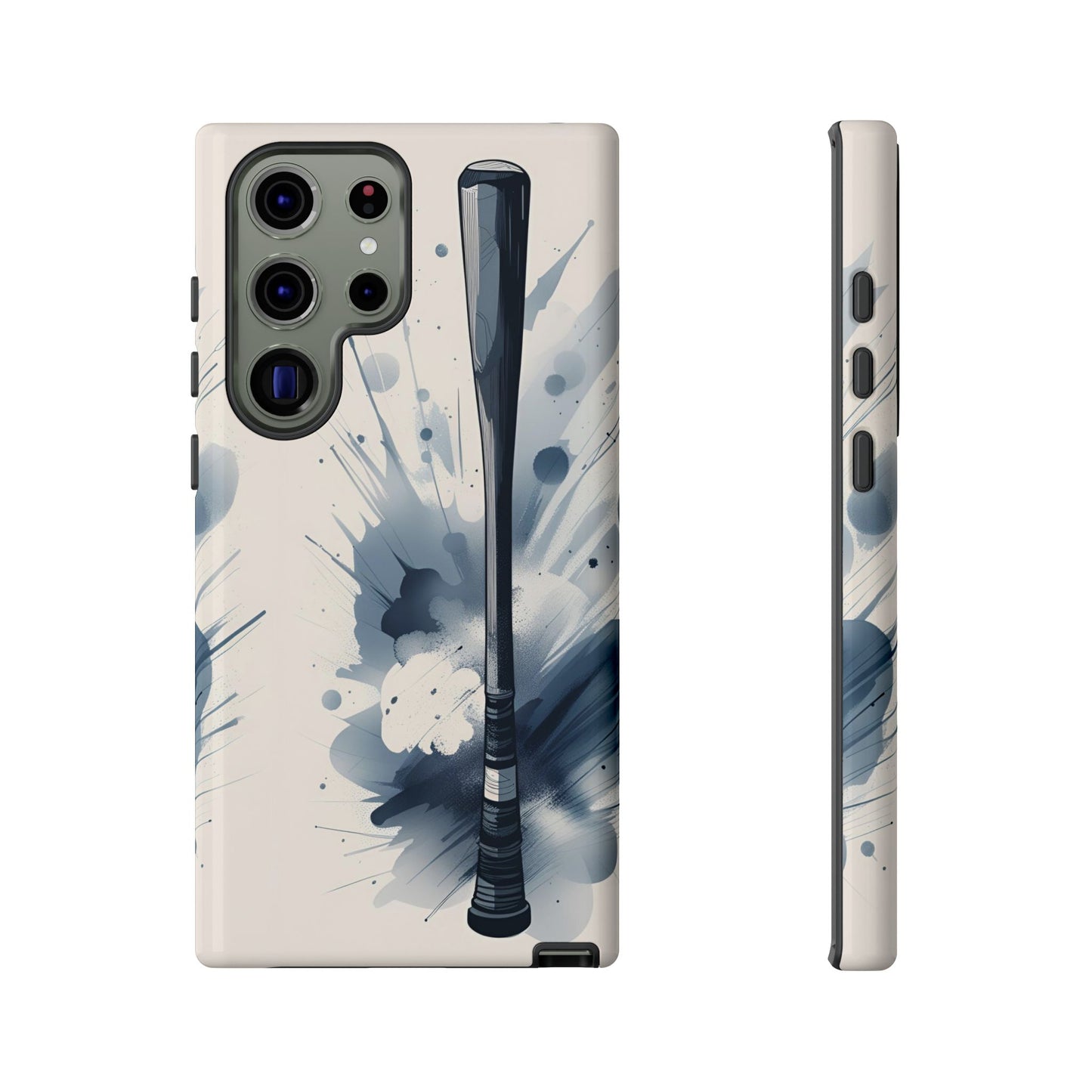 Ink Style Baseball Bat Phone Case Case - Viva Phone Boutique