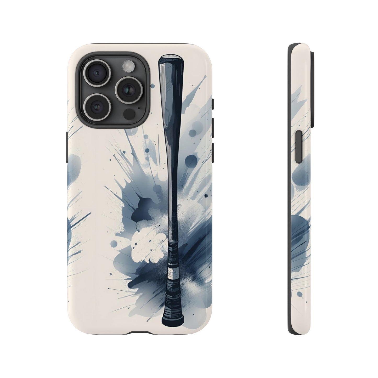 Ink Style Baseball Bat Phone Case Case - Viva Phone Boutique