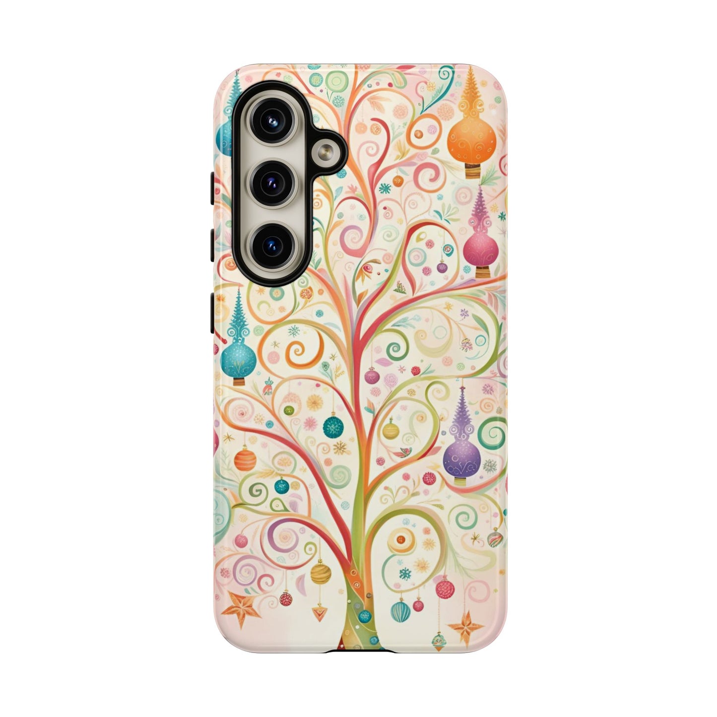 Whimsical Christmas Tree Phone Case