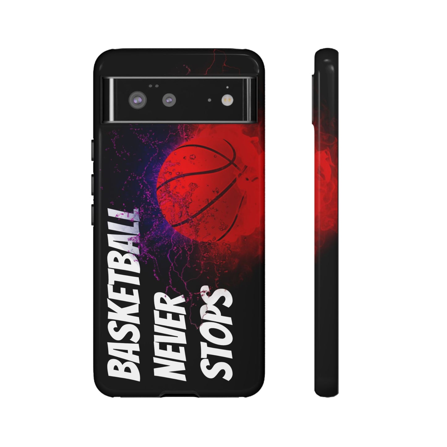 Basketball Never Stops Phone Case - Viva Phone Boutique