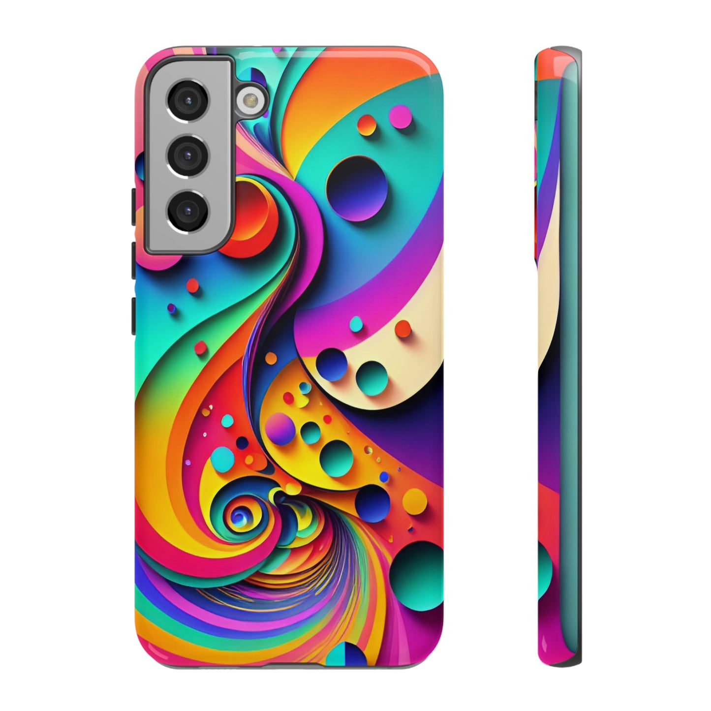 Trippy and Colorful Bubble Design Phone Case - Viva Phone Boutique