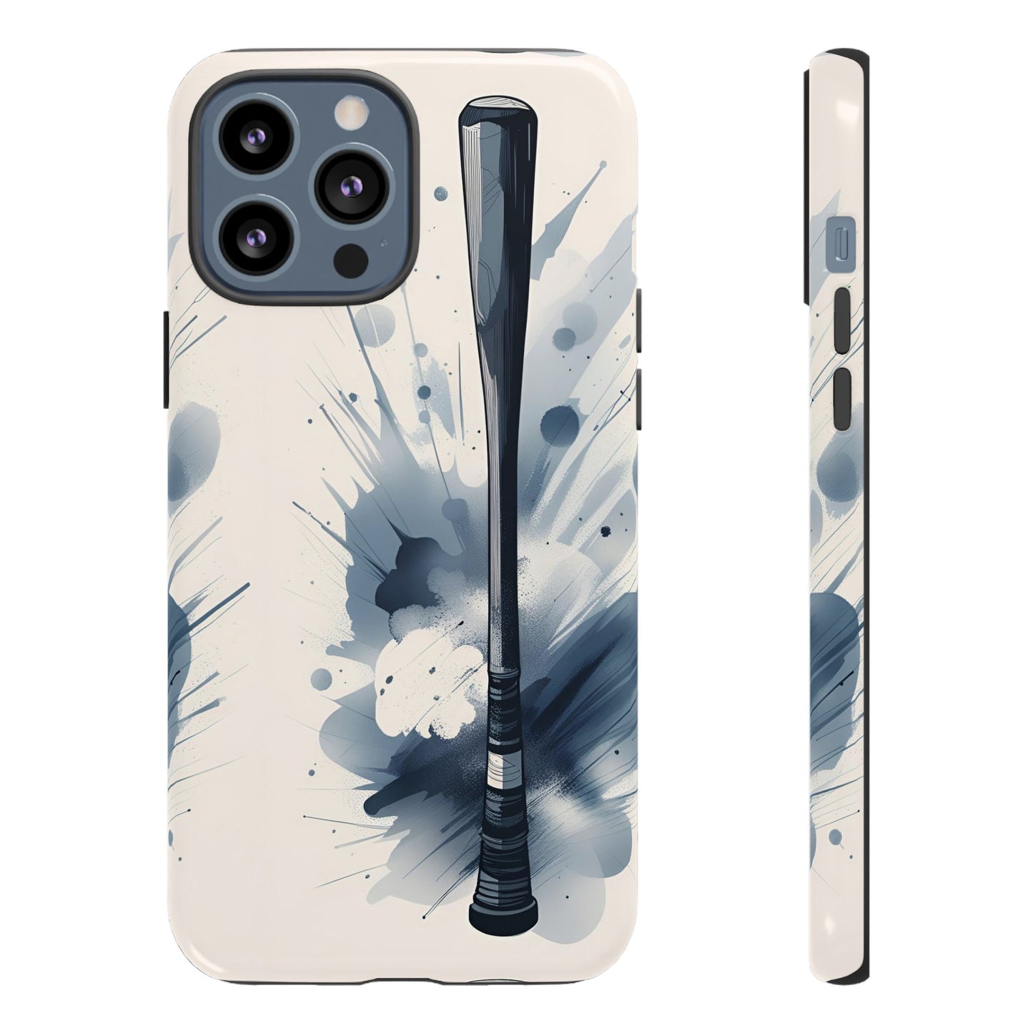 Ink Style Baseball Bat Phone Case Case - Viva Phone Boutique