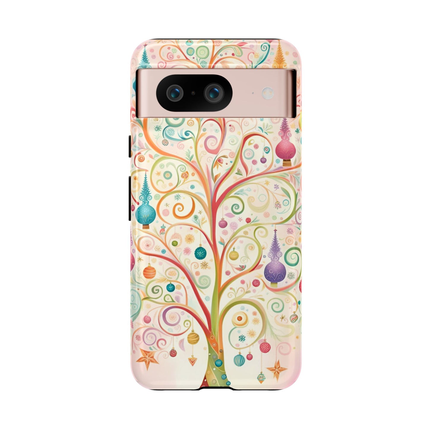 Whimsical Christmas Tree Phone Case