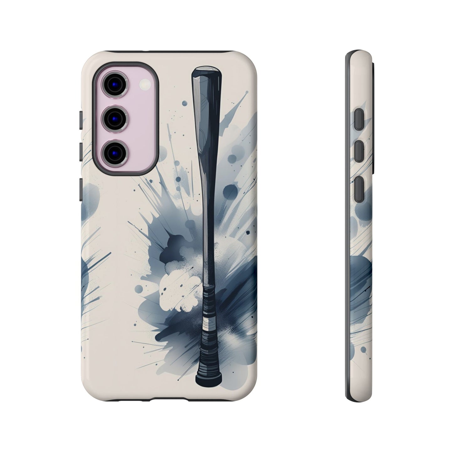 Ink Style Baseball Bat Phone Case Case - Viva Phone Boutique
