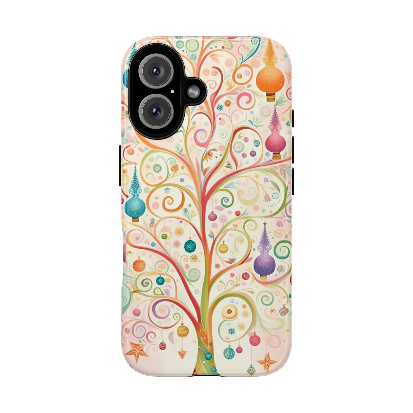 Whimsical Christmas Tree Phone Case