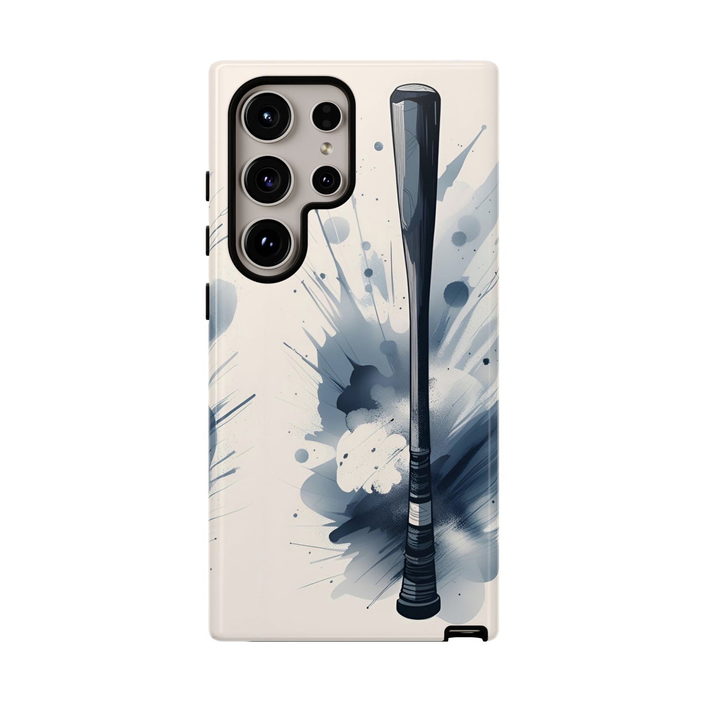 Ink Style Baseball Bat Phone Case Case
