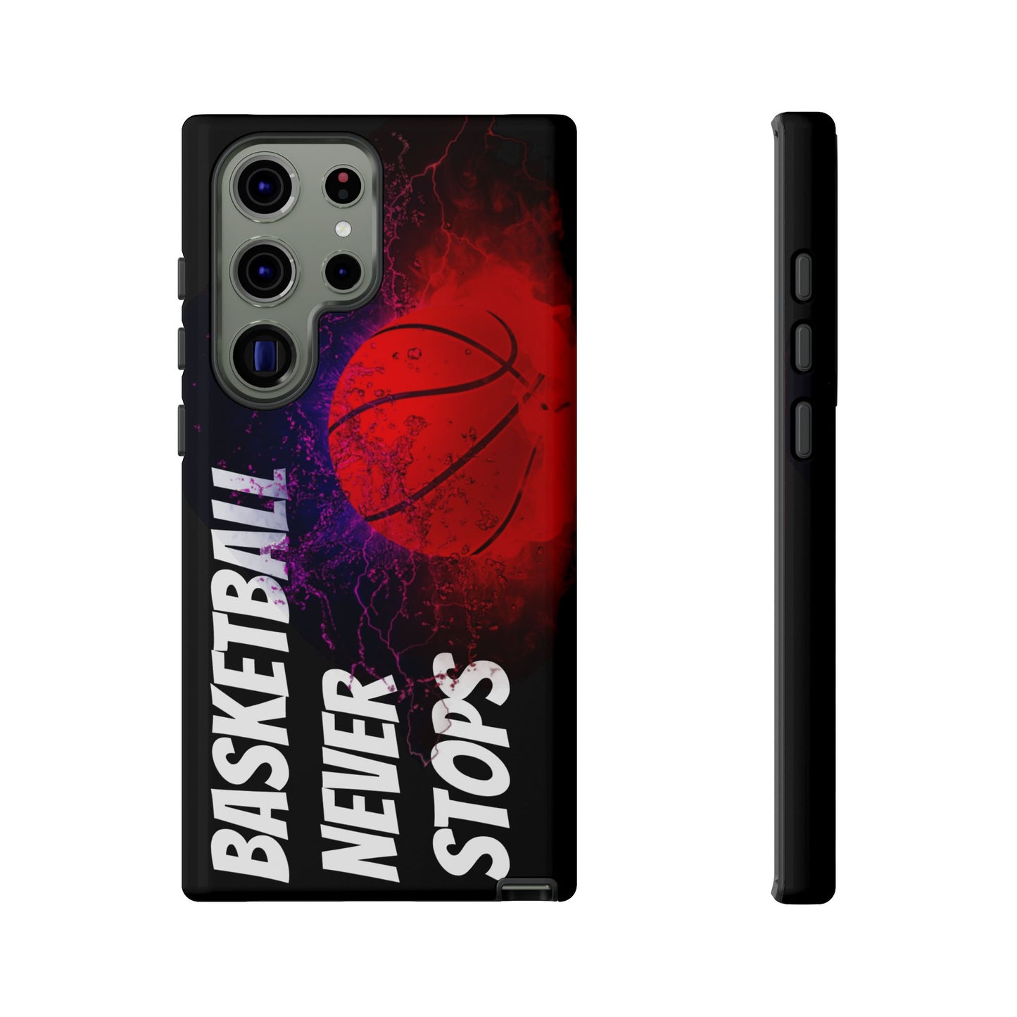 Basketball Never Stops Phone Case - Viva Phone Boutique