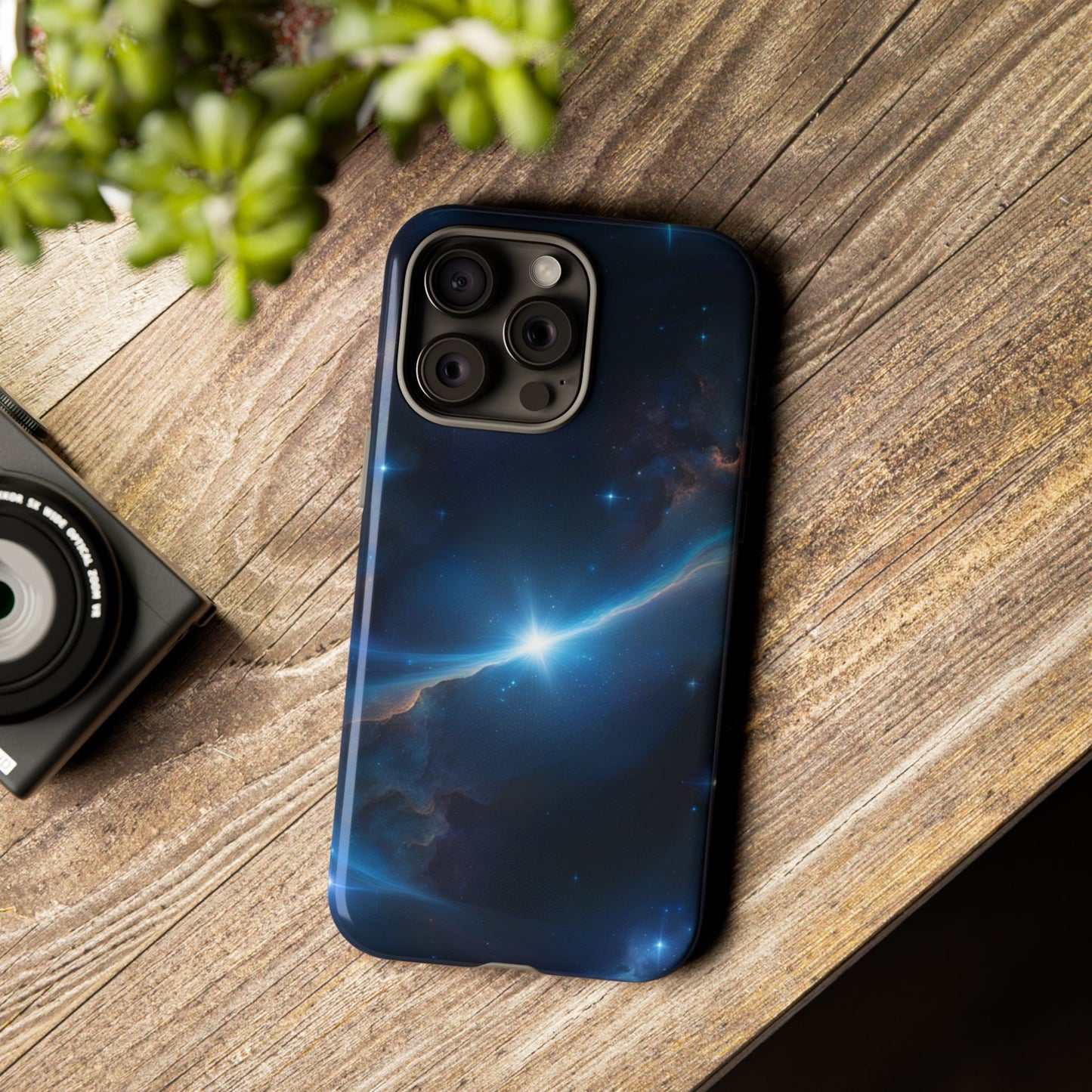 Blue Nebula Phone Case
