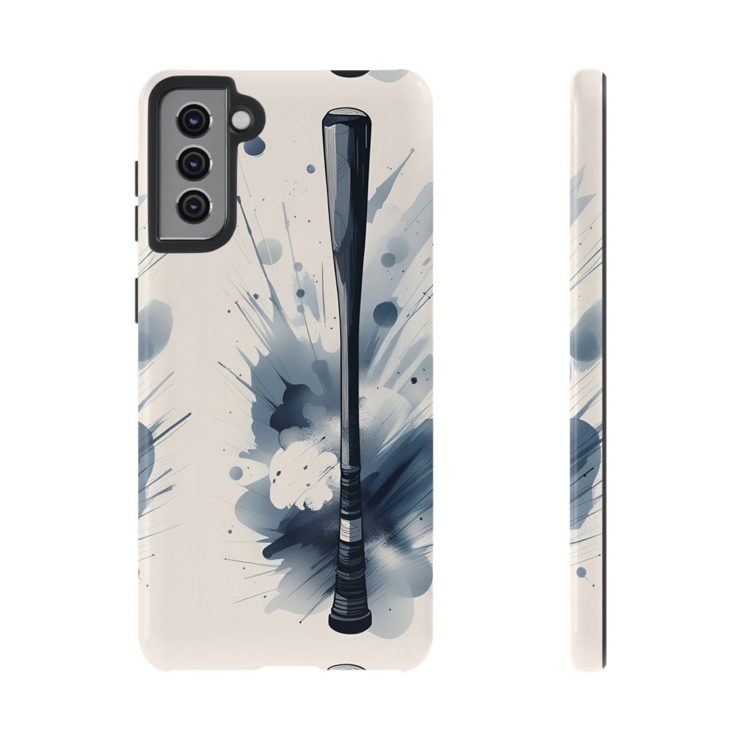 Ink Style Baseball Bat Phone Case Case - Viva Phone Boutique