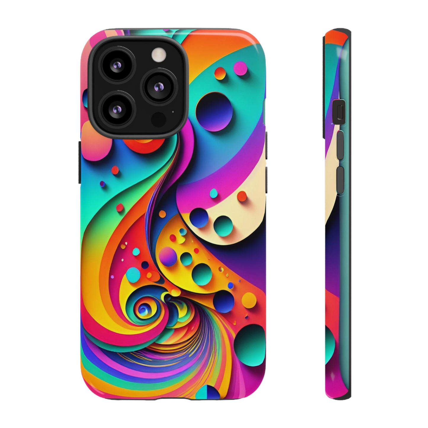 Trippy and Colorful Bubble Design Phone Case - Viva Phone Boutique