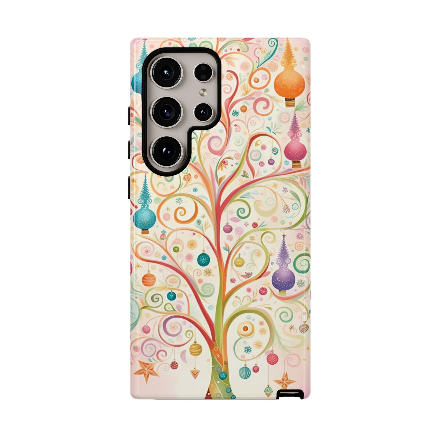 Whimsical Christmas Tree Phone Case