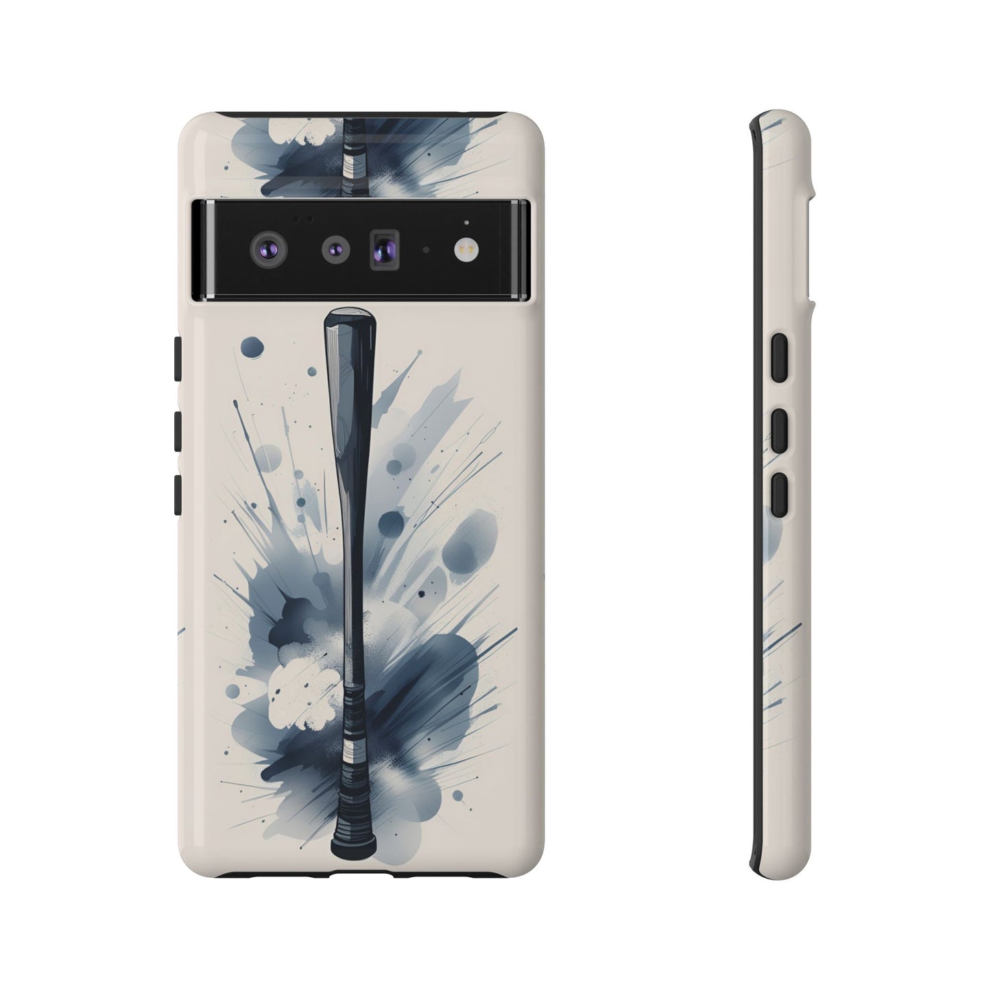 Ink Style Baseball Bat Phone Case Case - Viva Phone Boutique