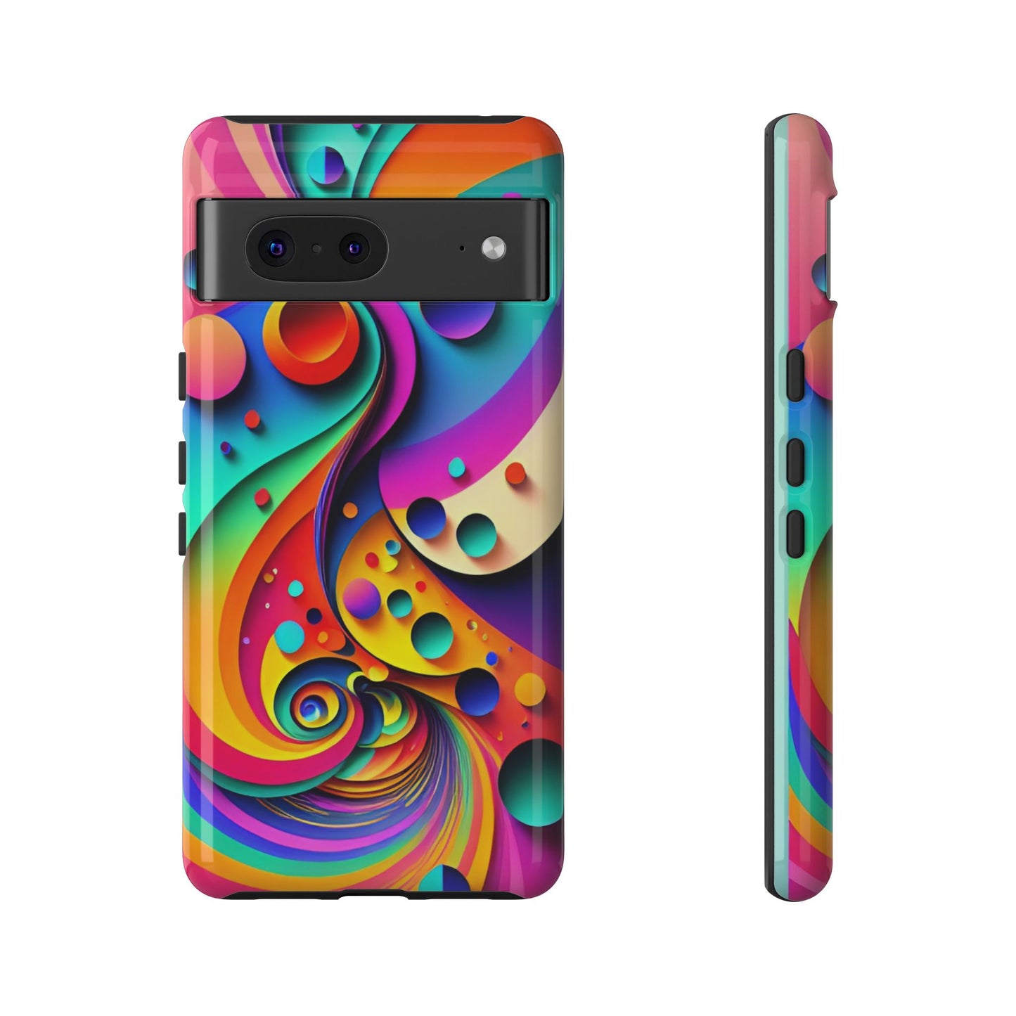 Trippy and Colorful Bubble Design Phone Case - Viva Phone Boutique