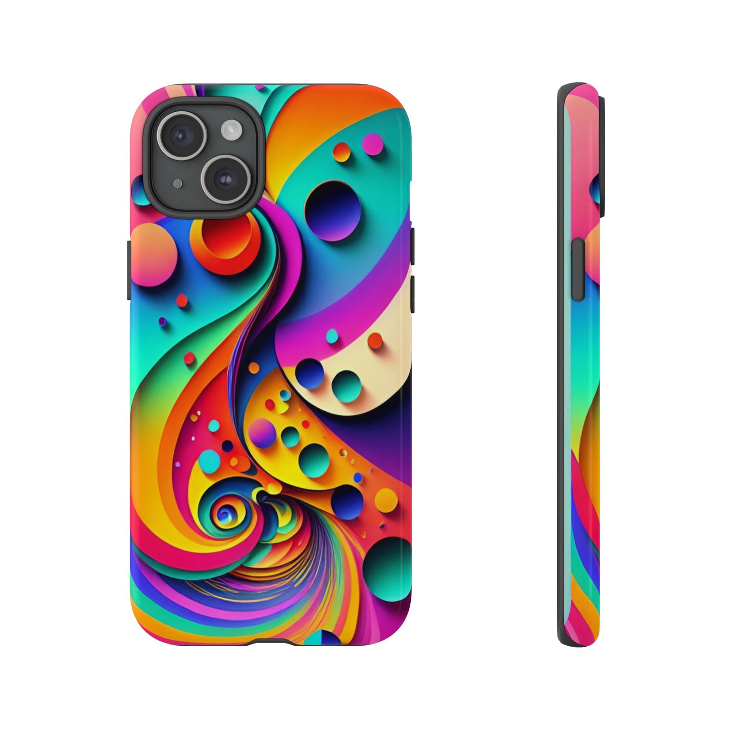 Trippy and Colorful Bubble Design Phone Case - Viva Phone Boutique