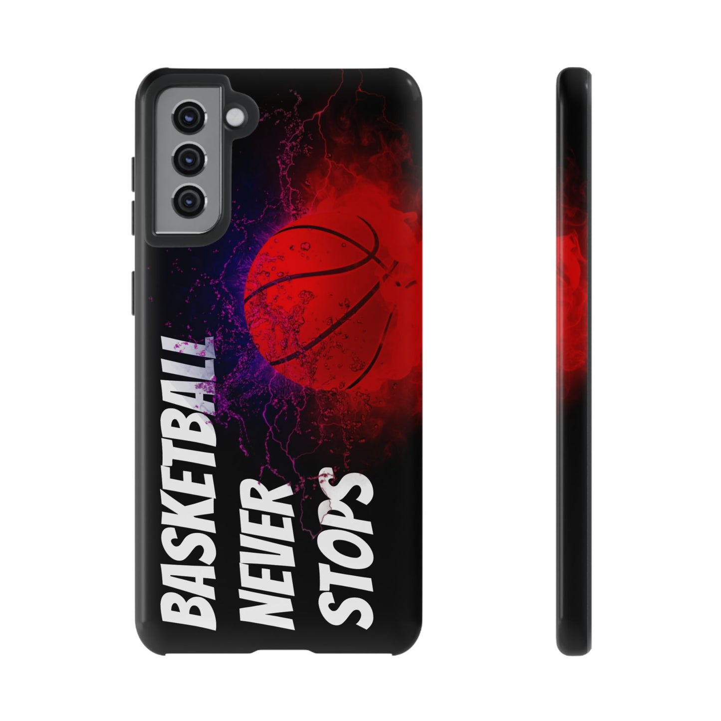 Basketball Never Stops Phone Case - Viva Phone Boutique