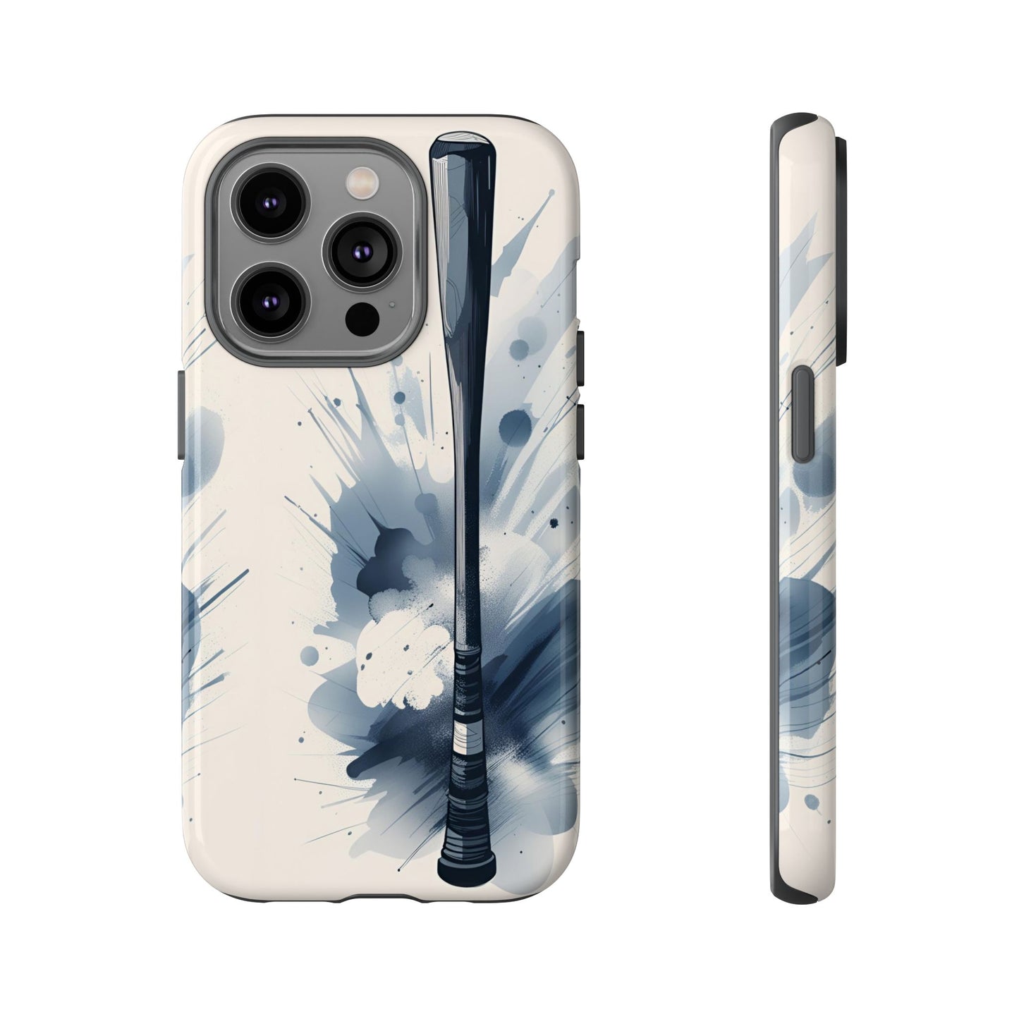 Ink Style Baseball Bat Phone Case Case - Viva Phone Boutique