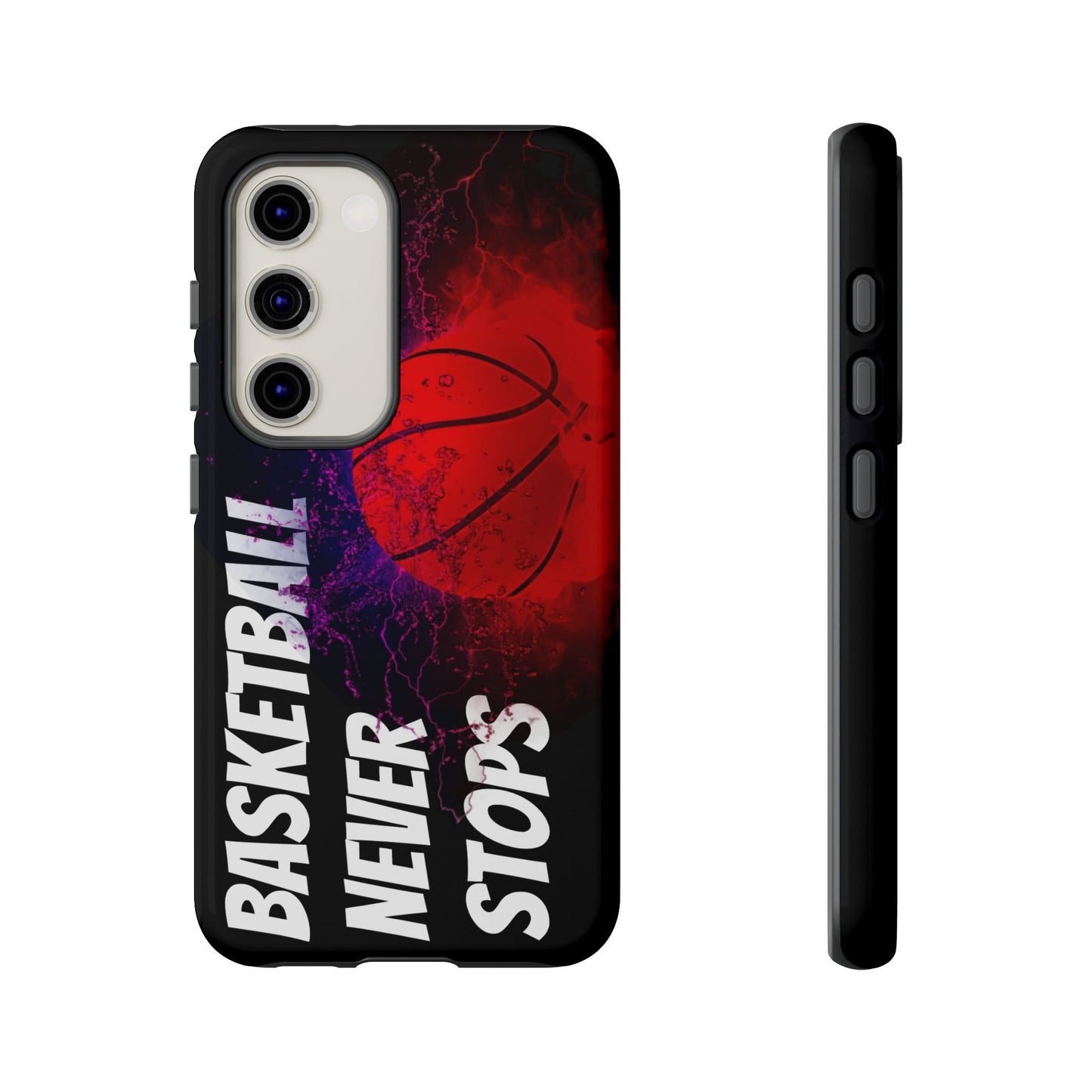 Basketball Never Stops Phone Case - Viva Phone Boutique