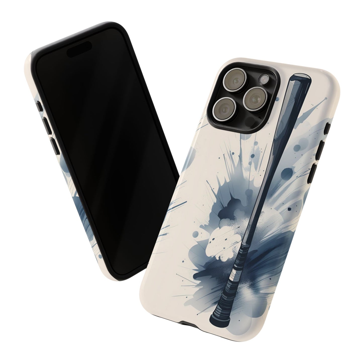 Ink Style Baseball Bat Phone Case Case