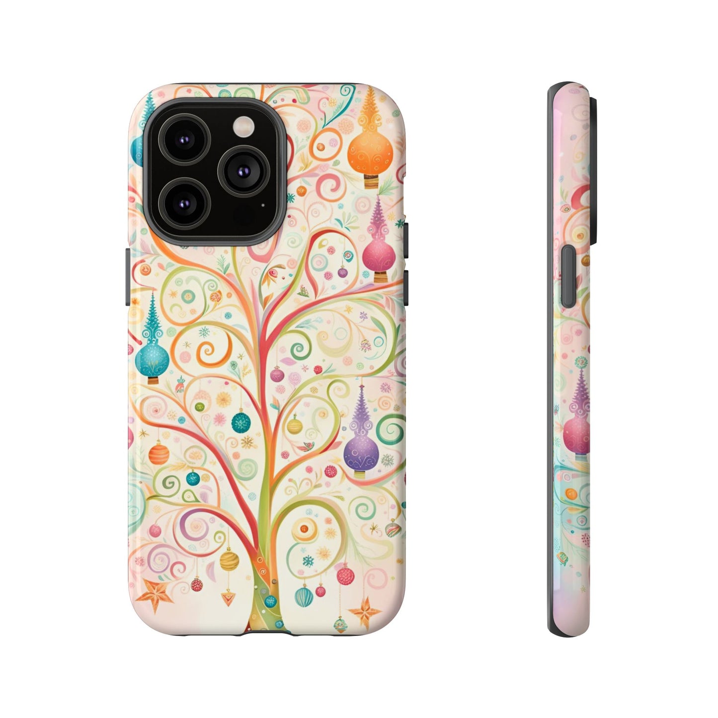 Whimsical Christmas Tree Phone Case
