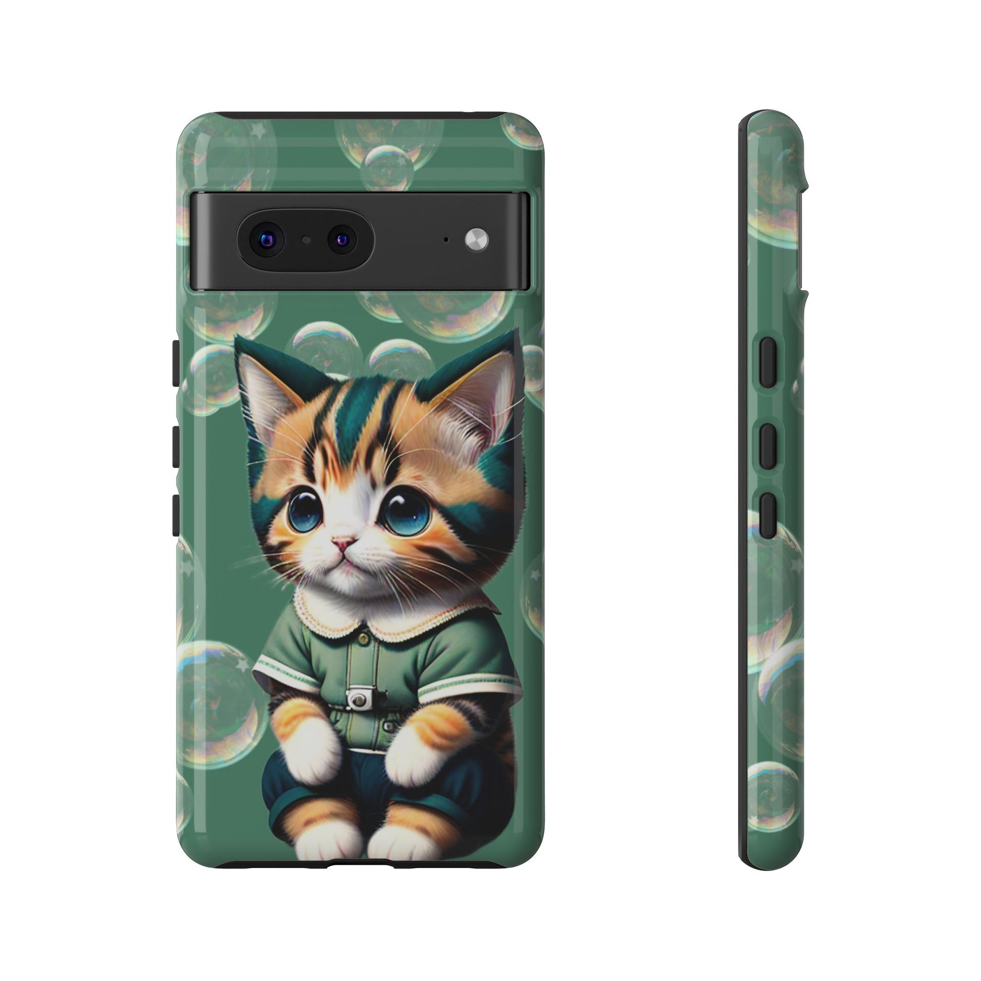 Cute Green Kitten Phone Case - Viva Phone Boutique 