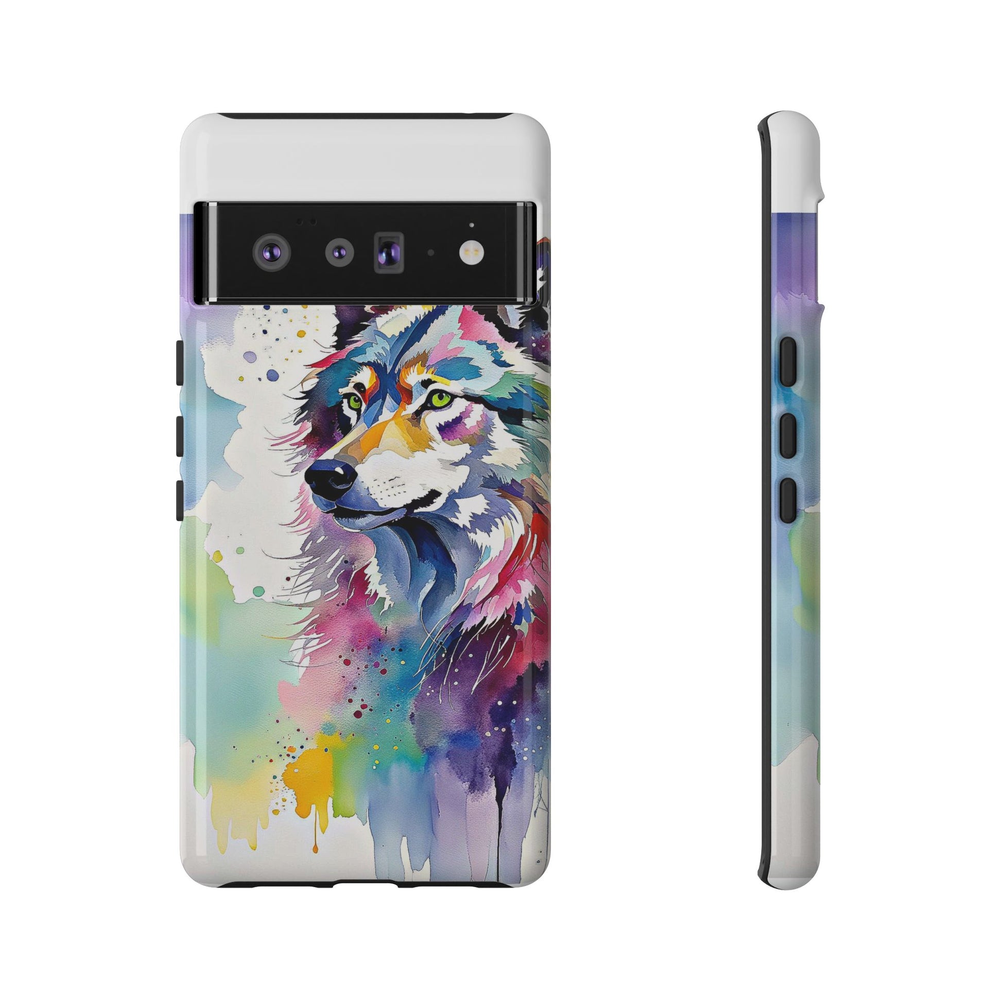 Watercolor Wolf Phone Case - Viva Phone Boutique 