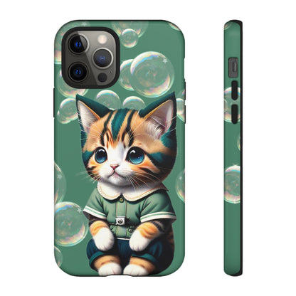 Cute Green Kitten Phone Case - Viva Phone Boutique 