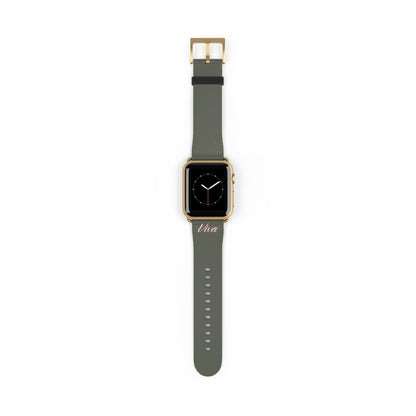 Vintage Green Faux Leather Apple Watch Band - Viva Phone Boutique 