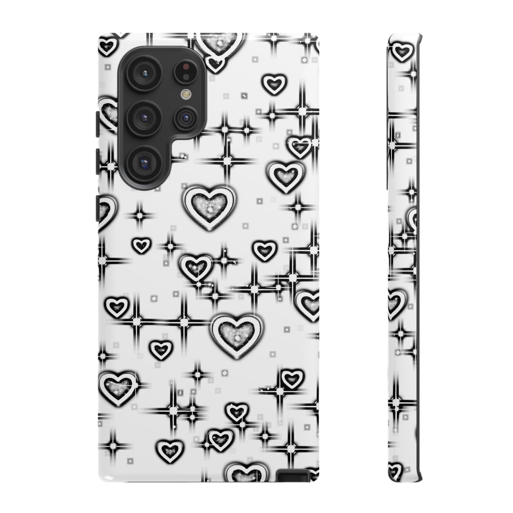 Sketch Hearts Phone Case - Viva Phone Boutique 