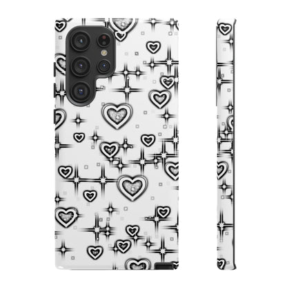 Sketch Hearts Phone Case - Viva Phone Boutique 