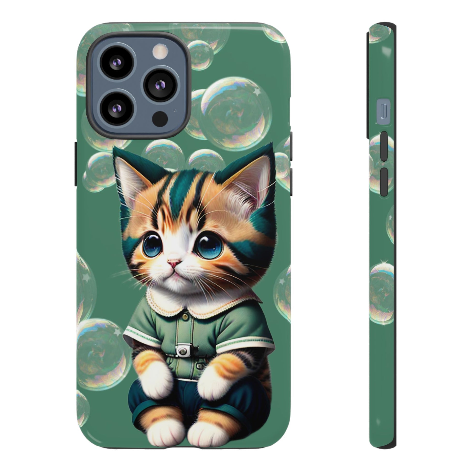 Cute Green Kitten Phone Case - Viva Phone Boutique 