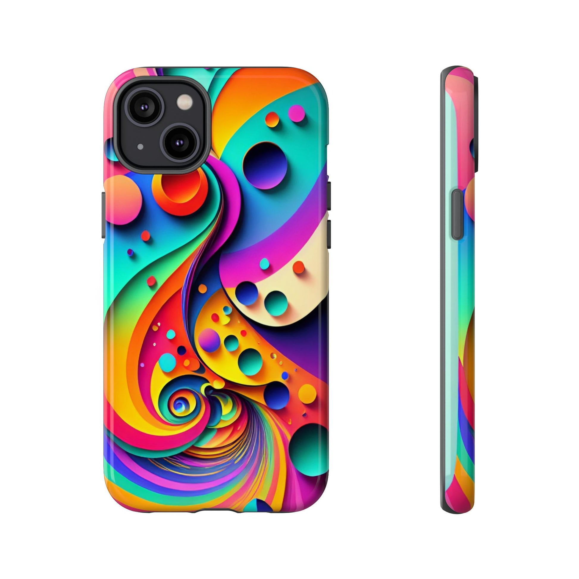 Trippy and Colorful Bubble Design Phone Case - Viva Phone Boutique 