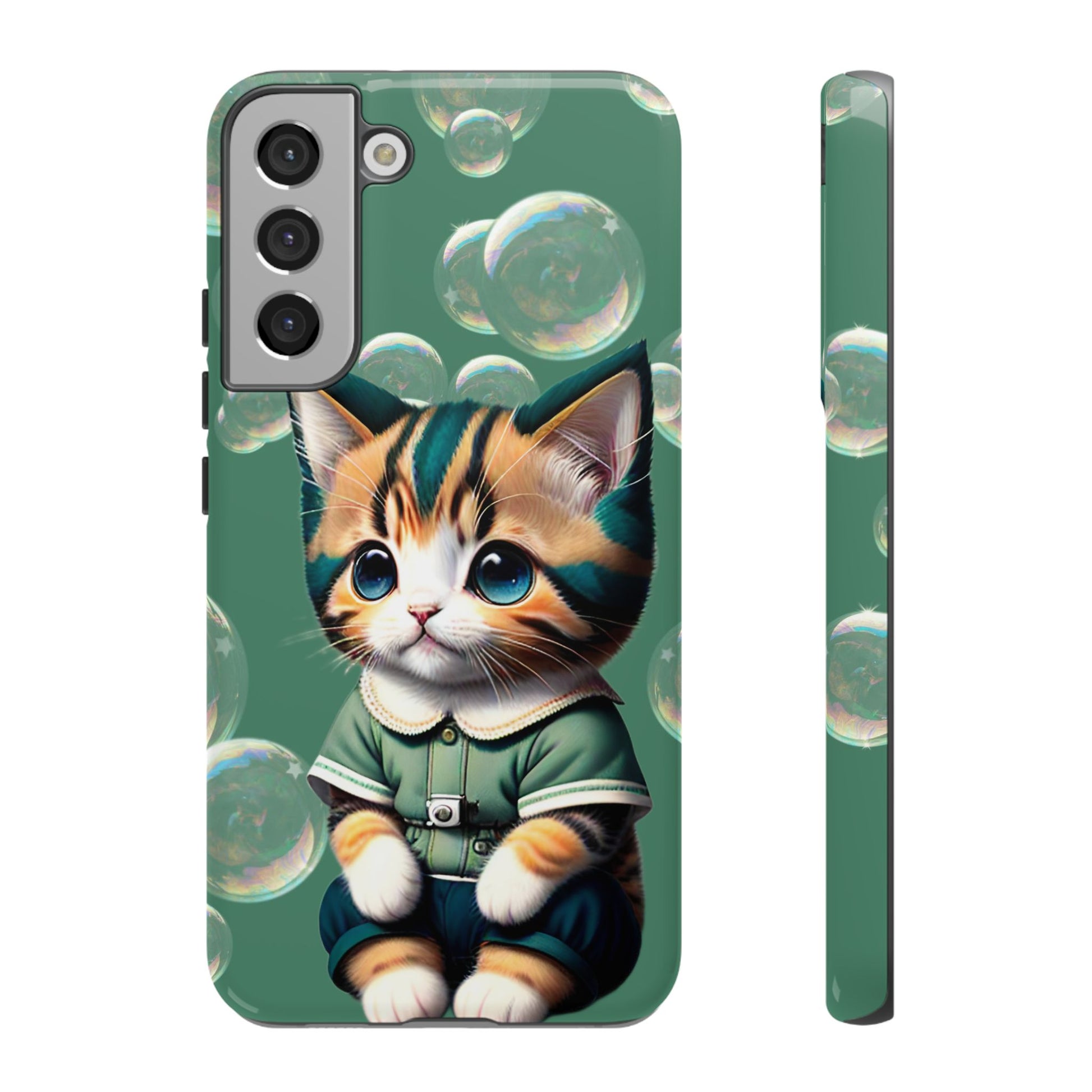 Cute Green Kitten Phone Case - Viva Phone Boutique 