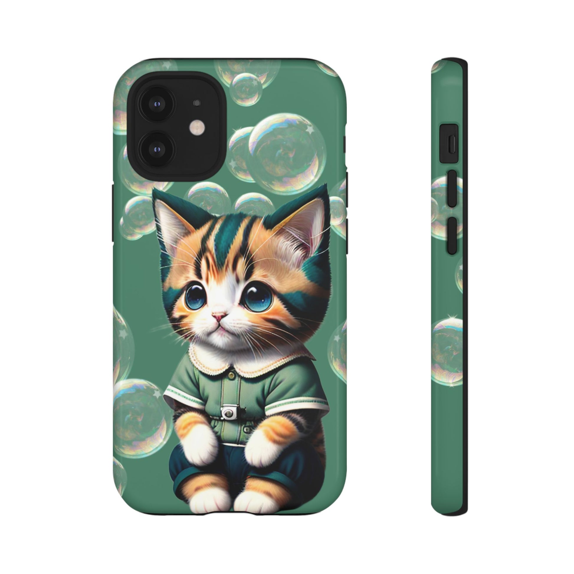 Cute Green Kitten Phone Case - Viva Phone Boutique 