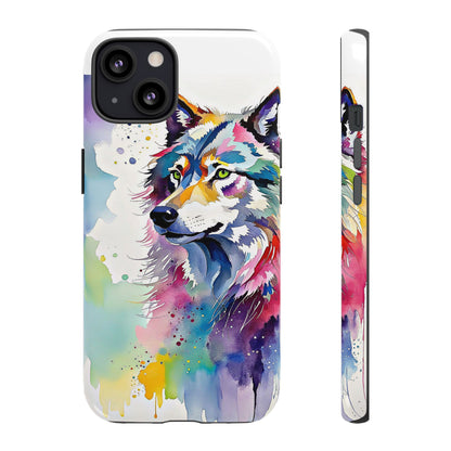 Watercolor Wolf Phone Case - Viva Phone Boutique 