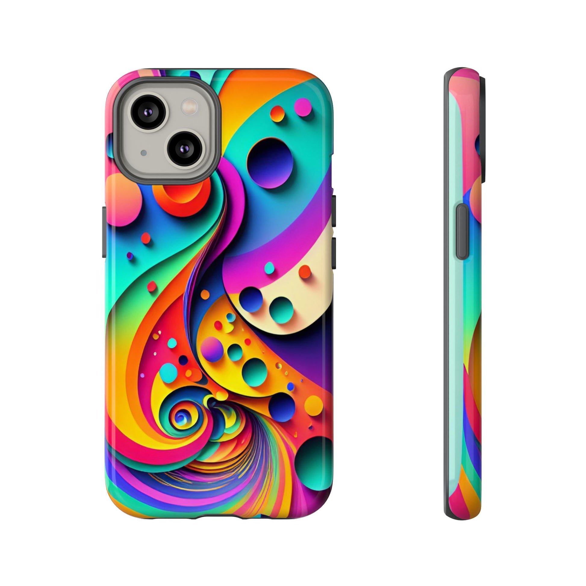 Trippy and Colorful Bubble Design Phone Case - Viva Phone Boutique 