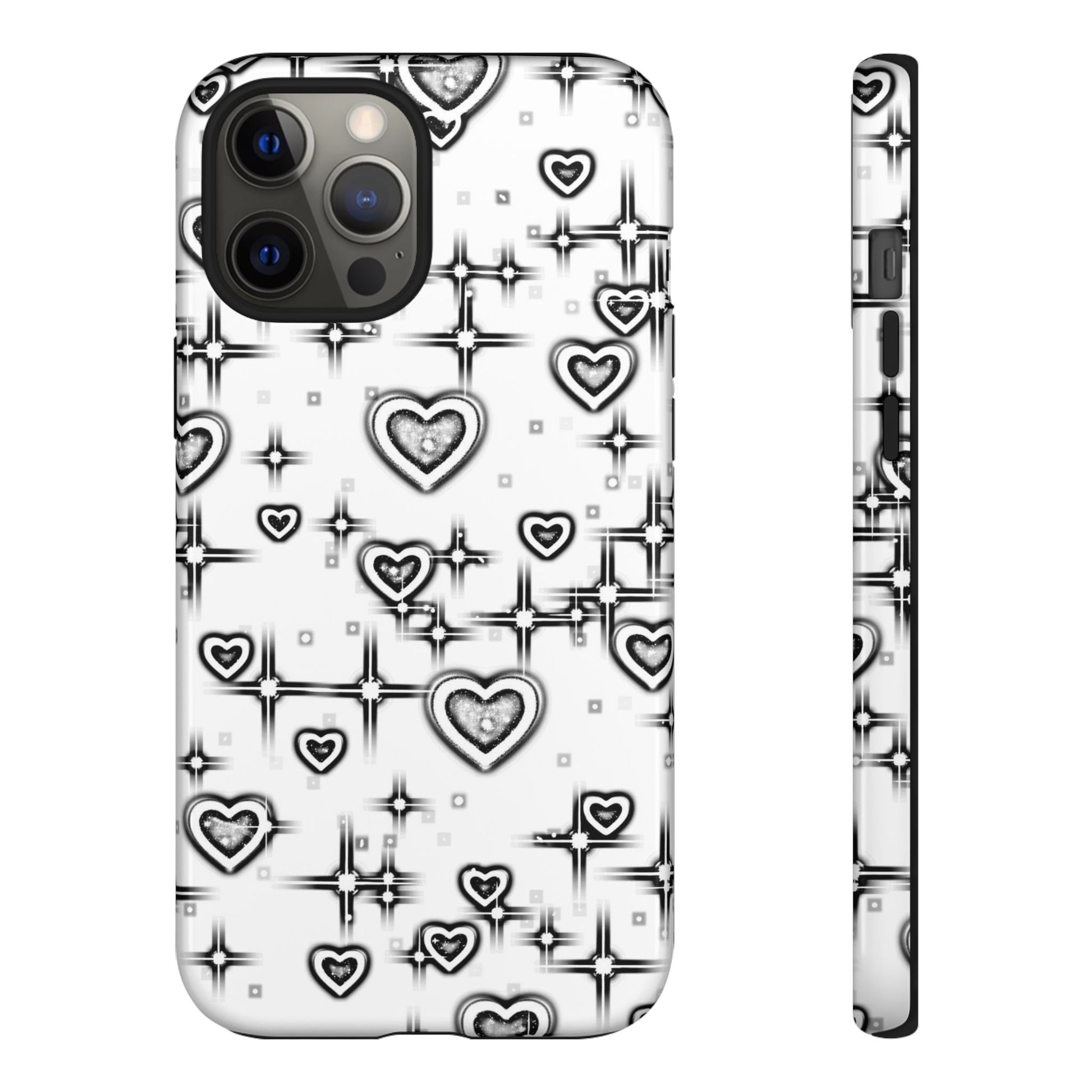 Sketch Hearts Phone Case - Viva Phone Boutique 
