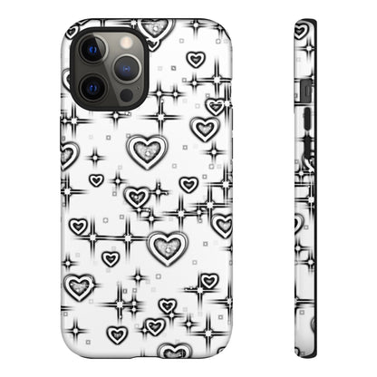 Sketch Hearts Phone Case - Viva Phone Boutique 
