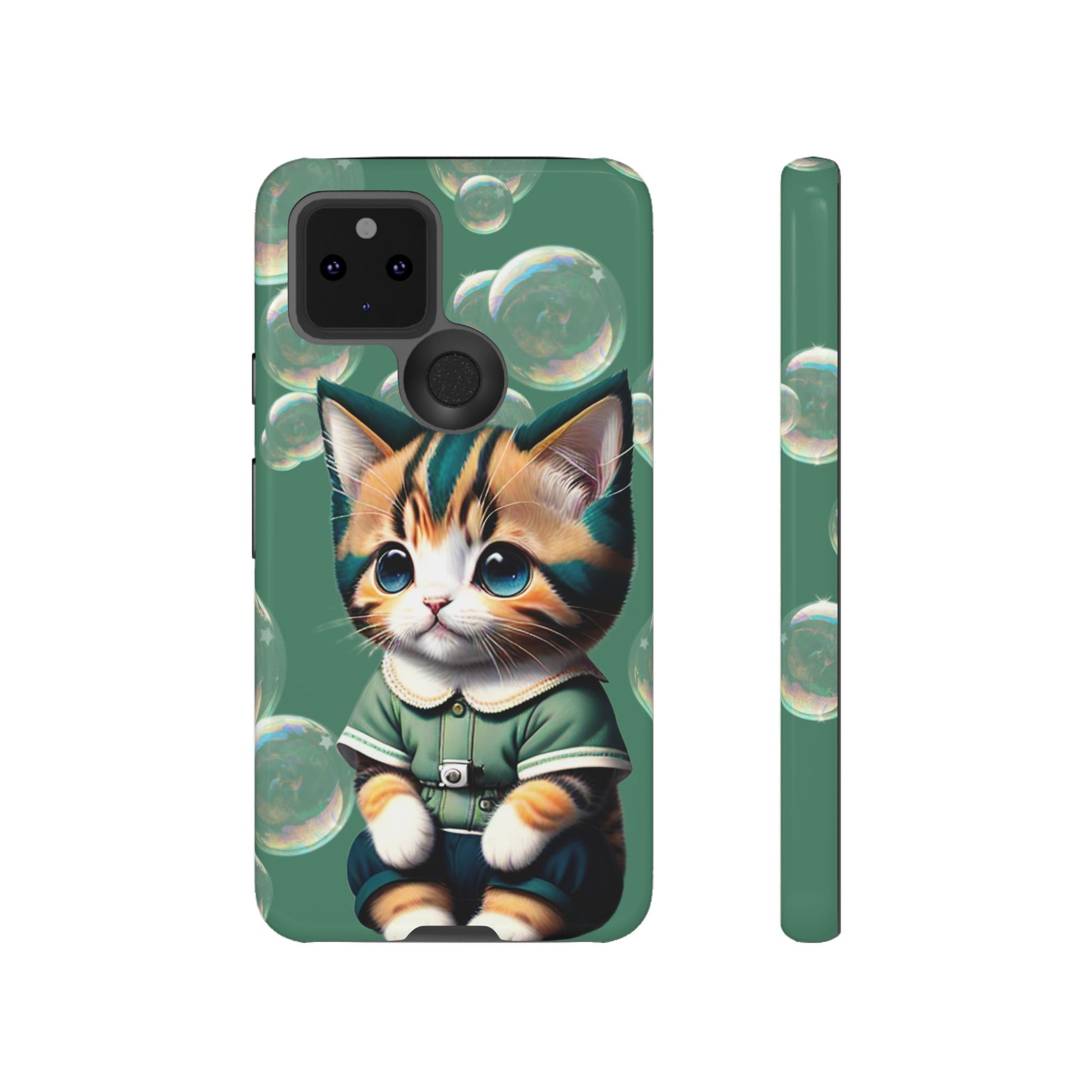Cute Green Kitten Phone Case - Viva Phone Boutique 