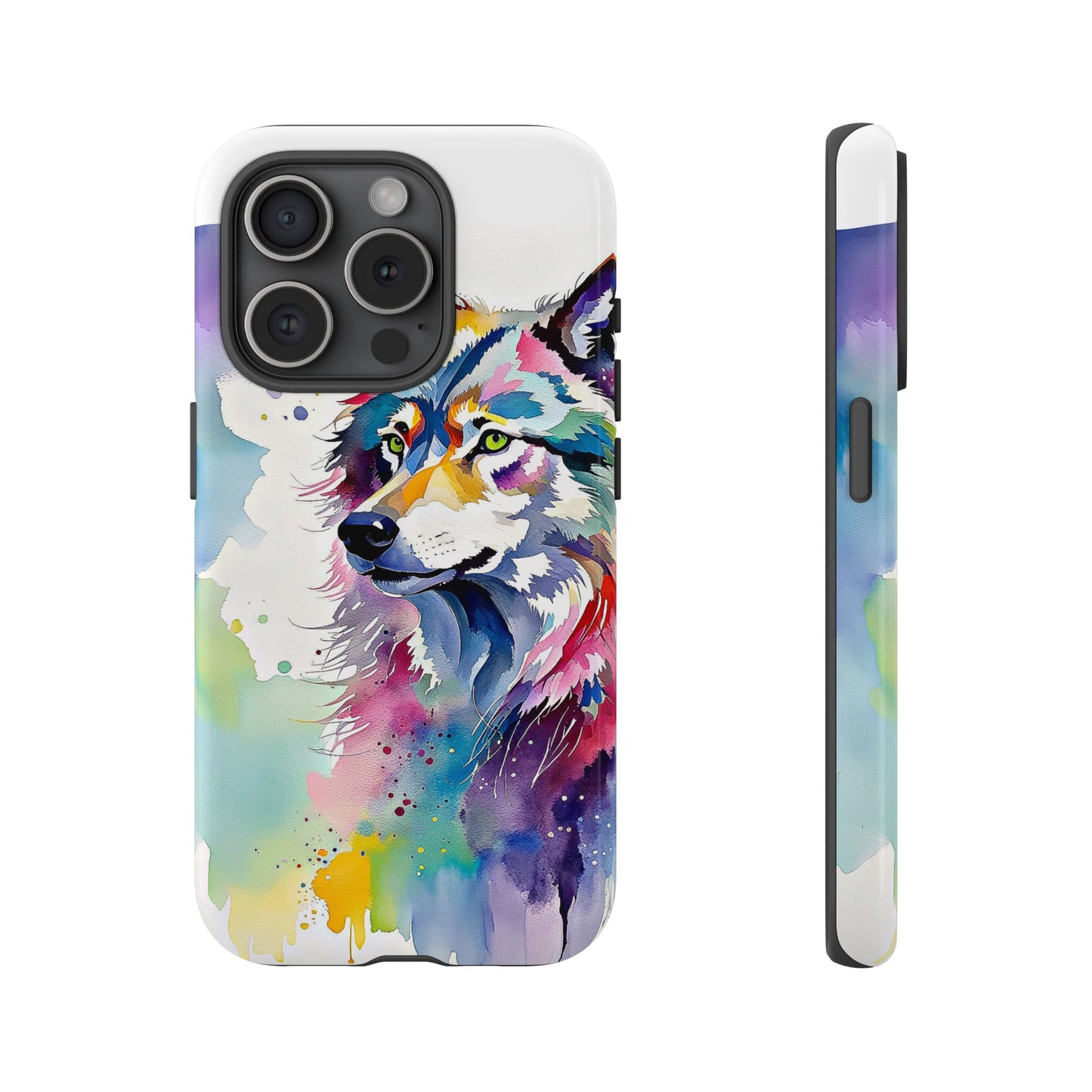 Watercolor Wolf Phone Case - Viva Phone Boutique 