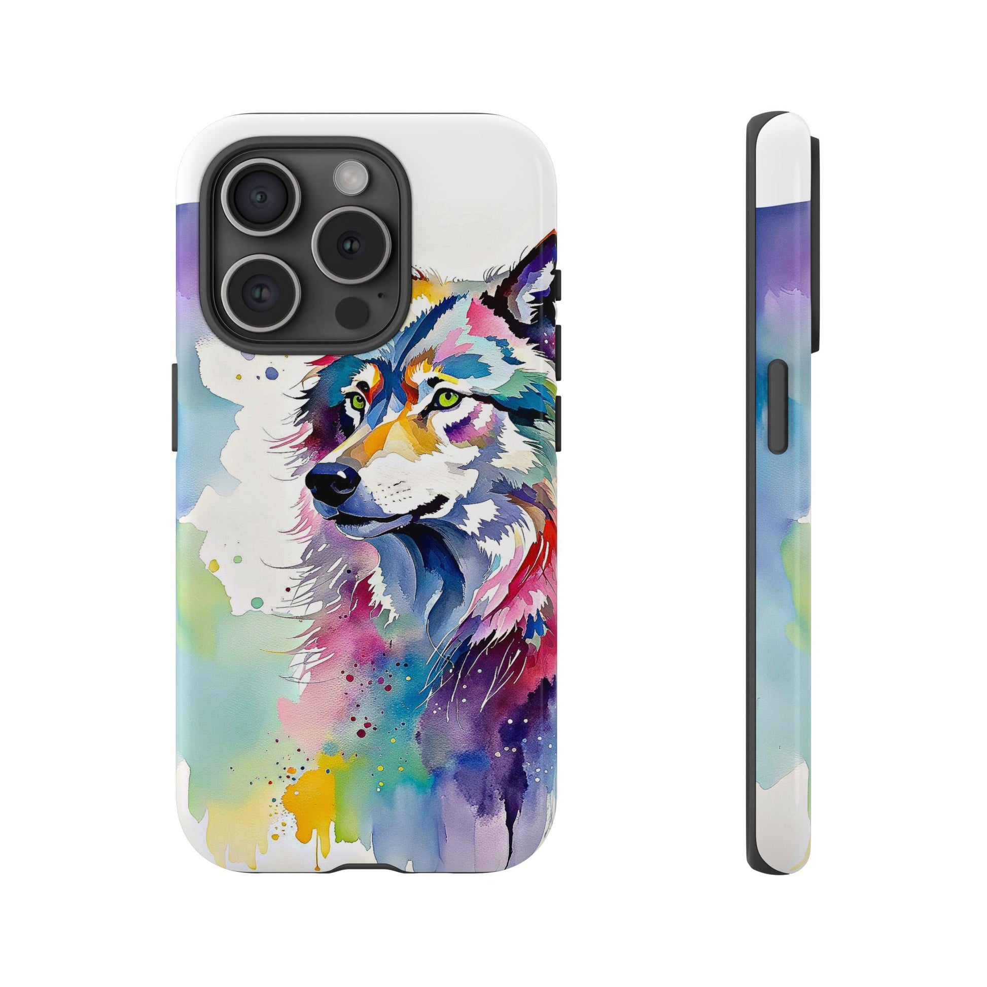 Watercolor Wolf Phone Case - Viva Phone Boutique 