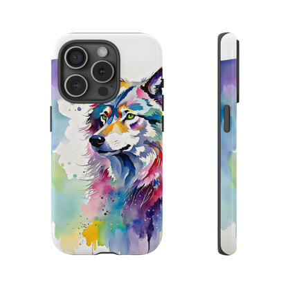 Watercolor Wolf Phone Case - Viva Phone Boutique 